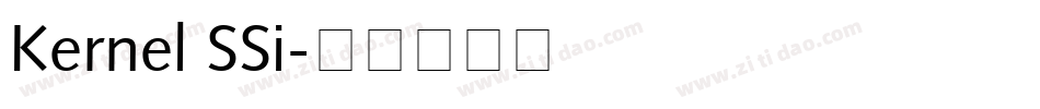 Kernel SSi字体转换